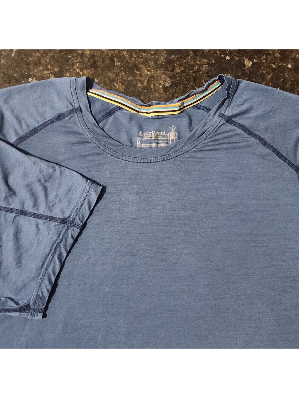 Smartwool Merino Sport 150 Shirt Baselayer Hiking Trail Outdoor Mens Small READ